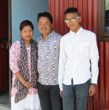 Pastor David and Family with New House
